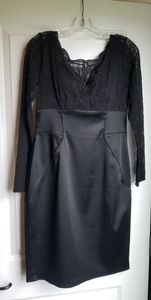 Lace and Satin Dress